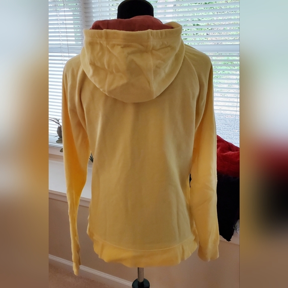 The North Face Hoodie Sweatshirt Womens Kangaroo pockets L Large Soft Logo front - Picture 3 of 5
